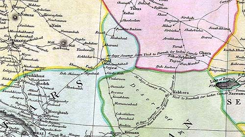 نقشه قديمي ايران